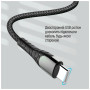 Дата кабель USB-C to USB-C 2.0m PD Fast Charging 65W 3A grey ColorWay (CW-CBPDCC039-GR) Дата кабель USB-C to USB-C 2.0m PD Fast Charging 65W 3A grey ColorWay (CW-CBPDCC039-GR)