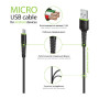 Дата кабель USB 2.0 AM to Micro 5P 2.0m CBFLEXM2 black Intaleo (1283126521430) Дата кабель USB 2.0 AM to Micro 5P 2.0m CBFLEXM2 black Intaleo (1283126521430)