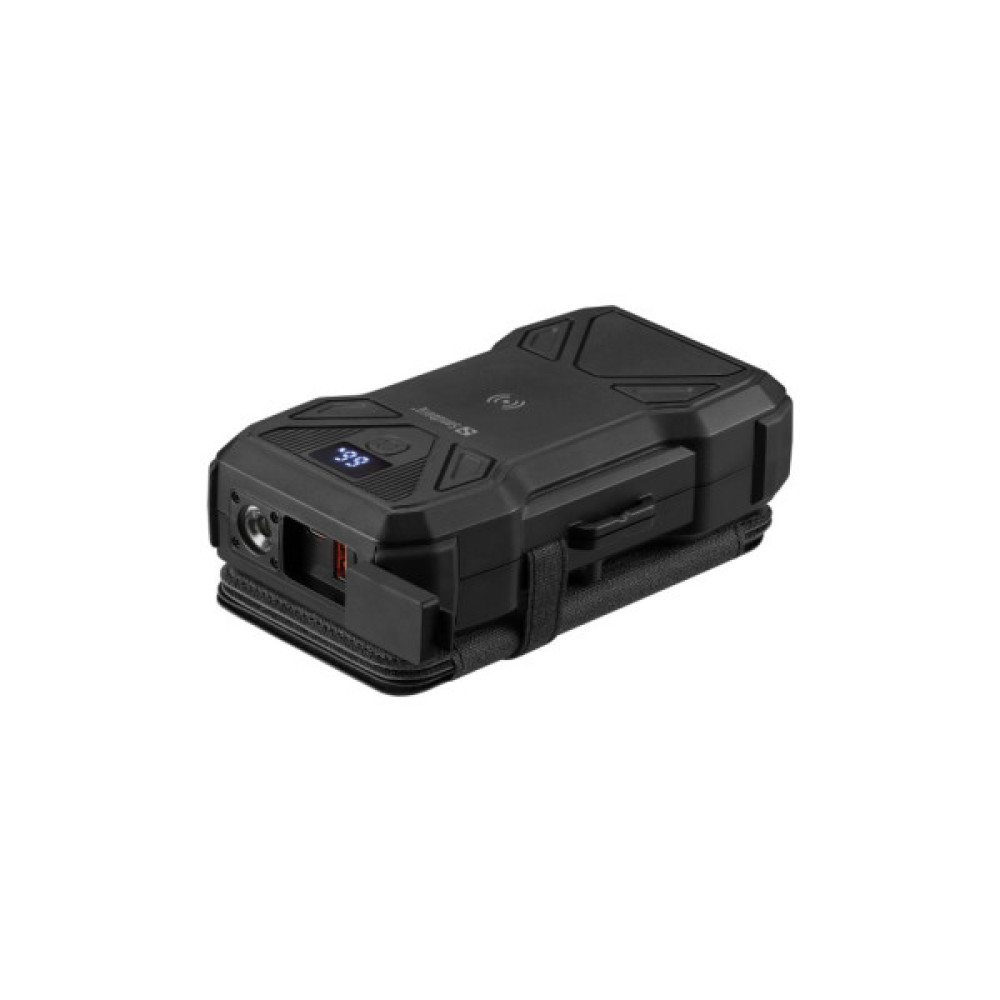 Батарея універсальна Sandberg 27000mAh Solar 5-Panel 8W, PD/20W, IP54, Flashlight, wireless charging 15W (421-06)