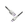 Дата кабель USB 2.0 AM to USB-C 1.0m Cafule Metal 66W black Baseus (CAKF000101)