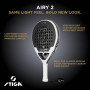 Ракетка для падел тенісу Stiga Racket AIRY 2 (2204-1311-01) (932054)