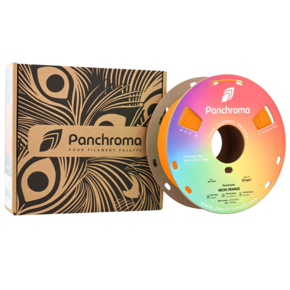 Пластик для 3D-принтера Polymaker PLA PANCHROMA NEON 1,75mm 1kg ORANGE (CA02008)