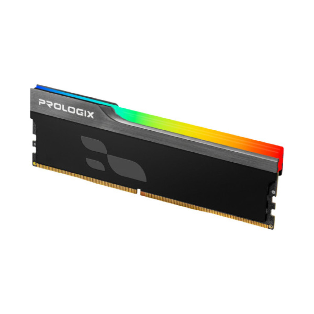 Модуль пам'яті для комп'ютера DDR4 16GB 3600 MHz Onyx Black RGB Prologix (PRO16GB3600YBR4)