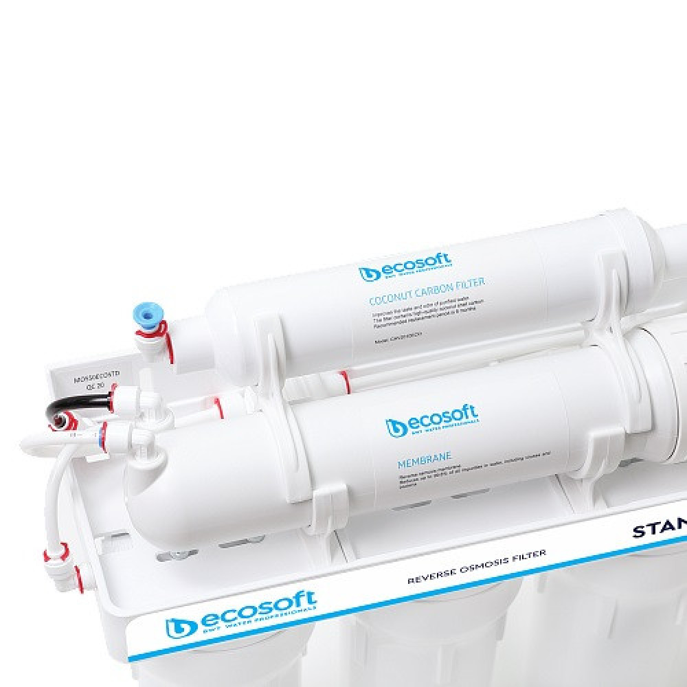 Фільтр зворотного осмосу Ecosoft Standard 5-50, мембрана 50gpd, кран капля