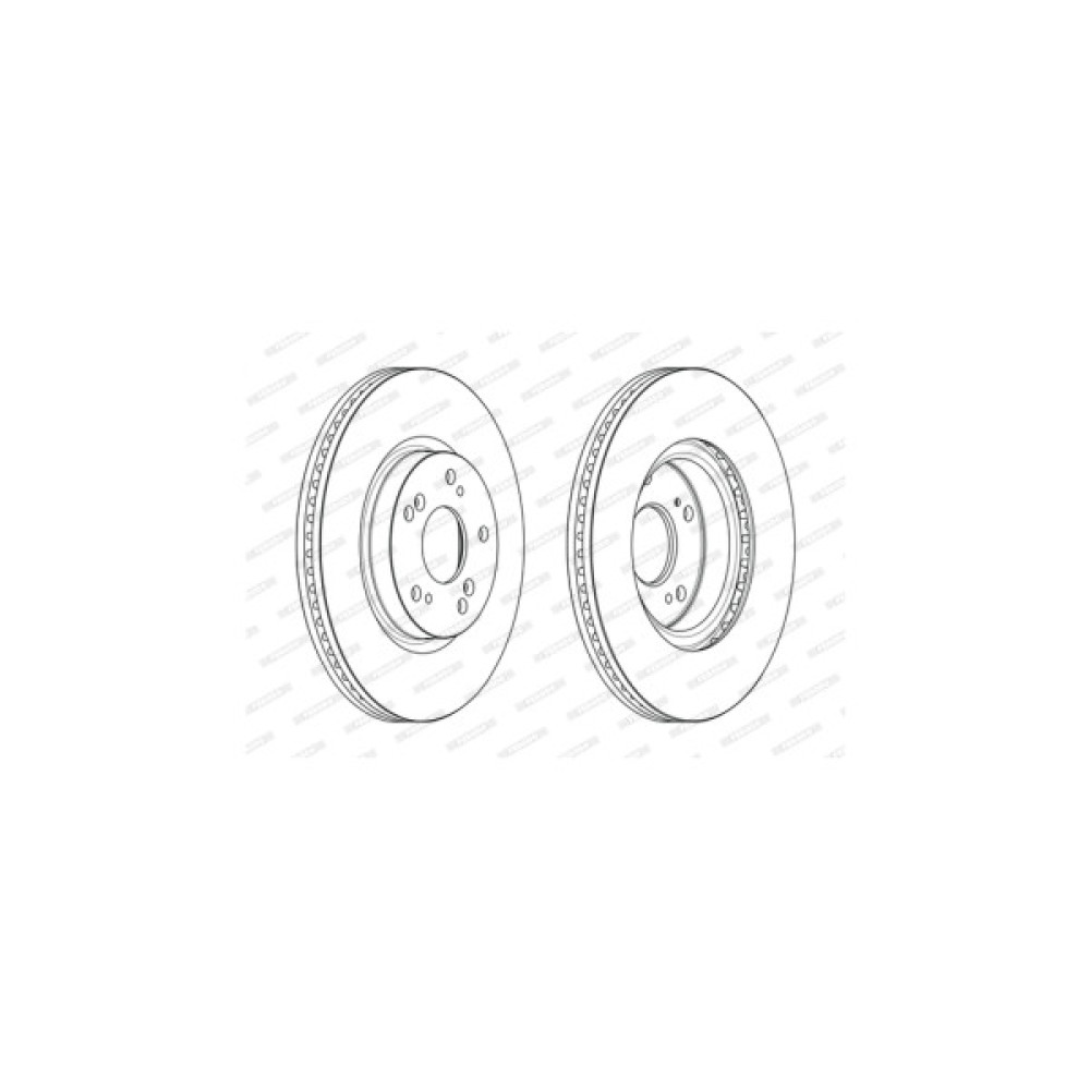 Гальмівний диск FERODO DDF2473C
