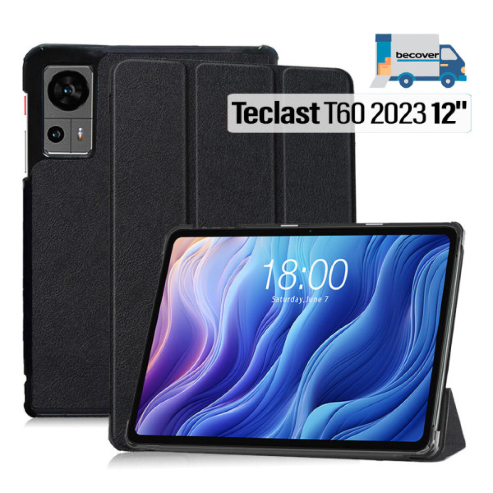 Чохол до планшета BeCover Smart Case Teclast T60 2023 12" Black (713721) Чохол до планшета BeCover Smart Case Teclast T60 2023 12" Black (713721)