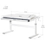 Парта Evo-kids Lite Grey (TH-360 WG/G Lite) Парта Evo-kids Lite Grey (TH-360 WG/G Lite)