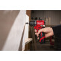 Шурупокрут-дриль акумуляторний Milwaukee M12 BLDDRC-201BRF 12В 2А·год 40Нм 0-1700об/хв ЗП С12 сумка 0.98кг