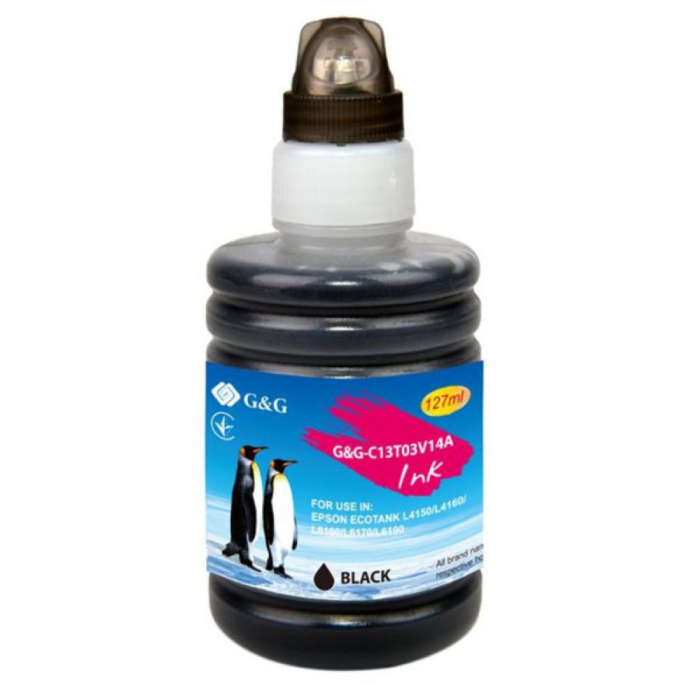 Чорнило G&G Epson L4150/L4160 black, контейнер 127мл (G&G-C13T03V14A) Чорнило G&G Epson L4150/L4160 black, контейнер 127мл (G&G-C13T03V14A)