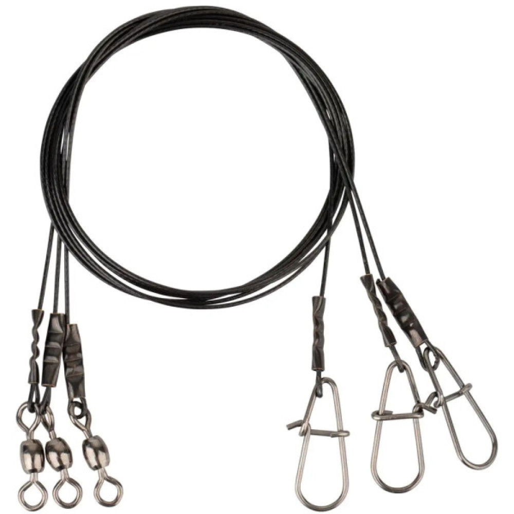 Повідець Savage Gear Black7 Trace 20cm 0.35mm 7kg (3 шт/уп.) (1854.12.89)