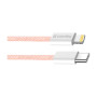 Дата кабель USB-C to Lightning 1.0m 27W pink ColorWay (CW-CBPDCL061-P) Дата кабель USB-C to Lightning 1.0m 27W pink ColorWay (CW-CBPDCL061-P)