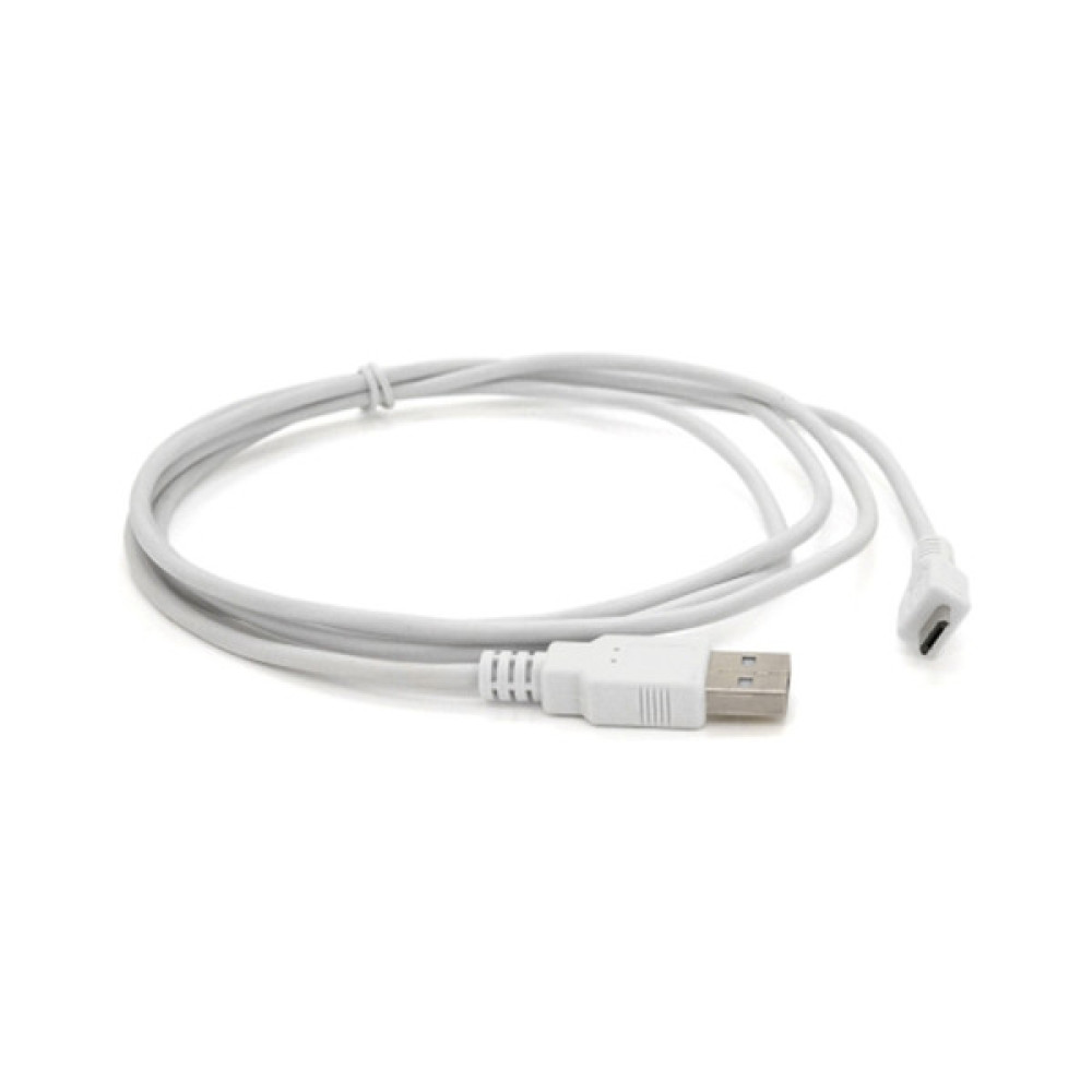 Дата кабель USB 2.0 AM to Micro 5P 1.5m white Voltronic (YT-AM/Mc-1.5Wt/20128)