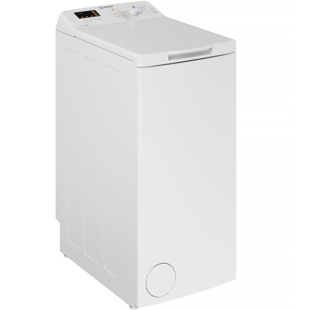 Пральна машина Indesit вертикальна, 6кг, 1000, C, 60см, дисплей, білий
