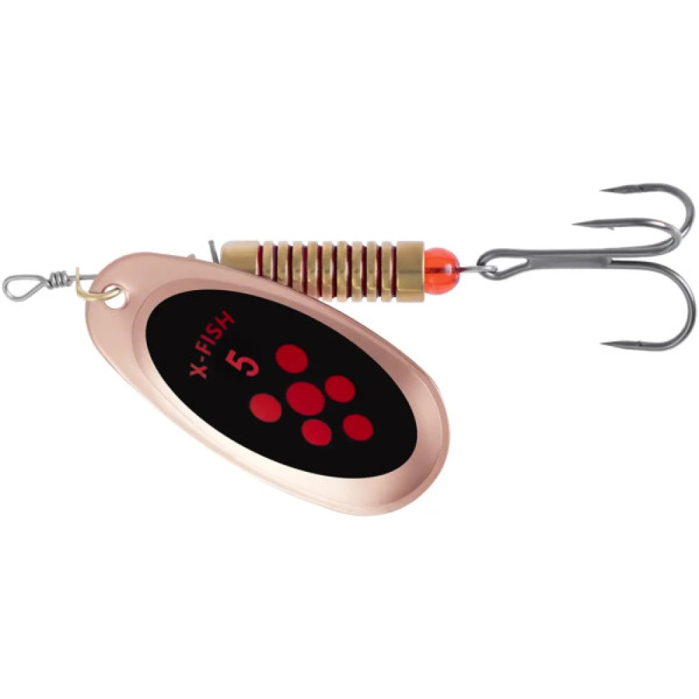 Блешня X-Fish Spike 14.5g 5 Copper black orange (1917.06.41)