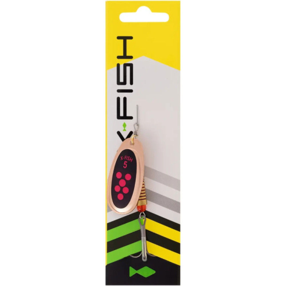 Блешня X-Fish Spike 14.5g 5 Copper black orange (1917.06.41)