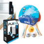 Комплект для настільного тенісу Gewo Double-Fun + сітка Flexx (103360000) (931293) Комплект для настільного тенісу Gewo Double-Fun + сітка Flexx (103360000) (931293)