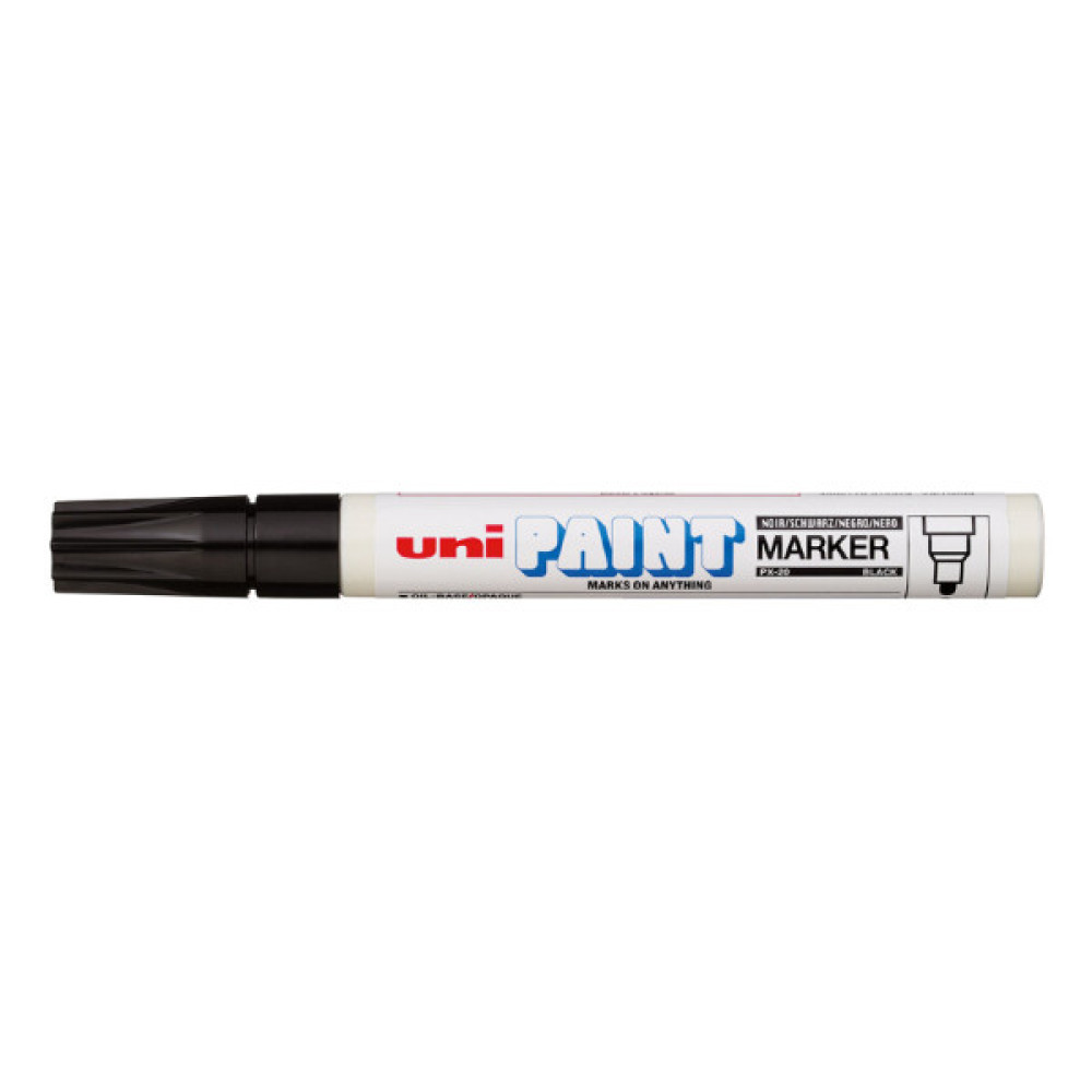 Маркер UNI Paint 2,2-2,8мм, чорний (PX-20(L) BLACK)