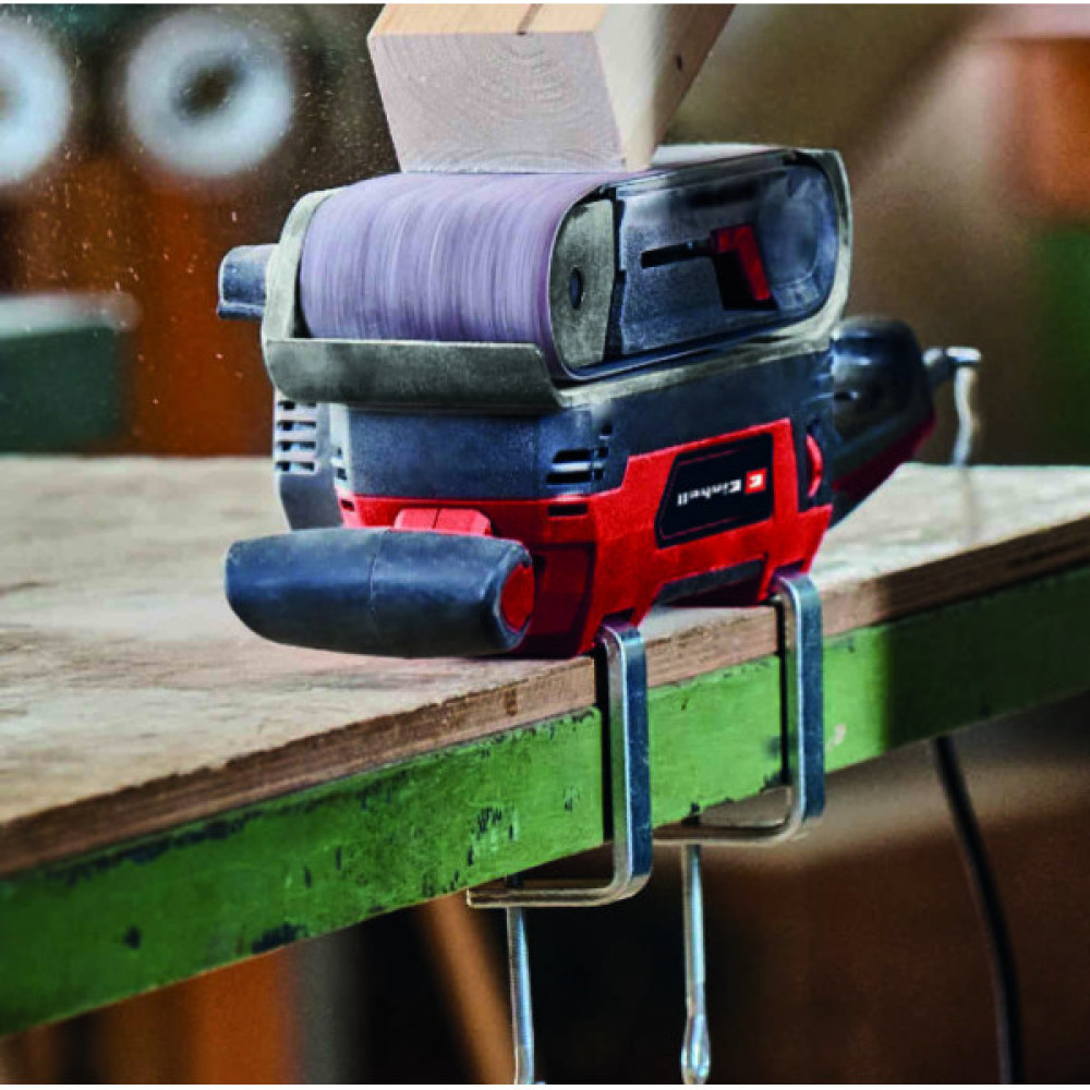 Шліфмашина стрічкова Einhell TE-BS 850E 850Вт 75х533мм кабель 3м 3.33кг