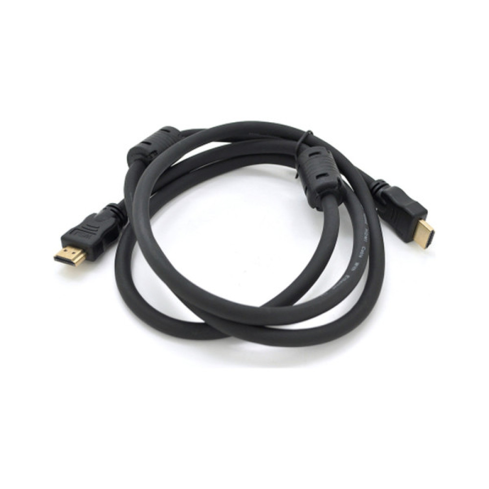 Кабель мультимедійний HDMI M to HDMI M 1.5m V1.4 4K black Ritar (HDMI(M)/(M)V1.4-1.5m-348B)