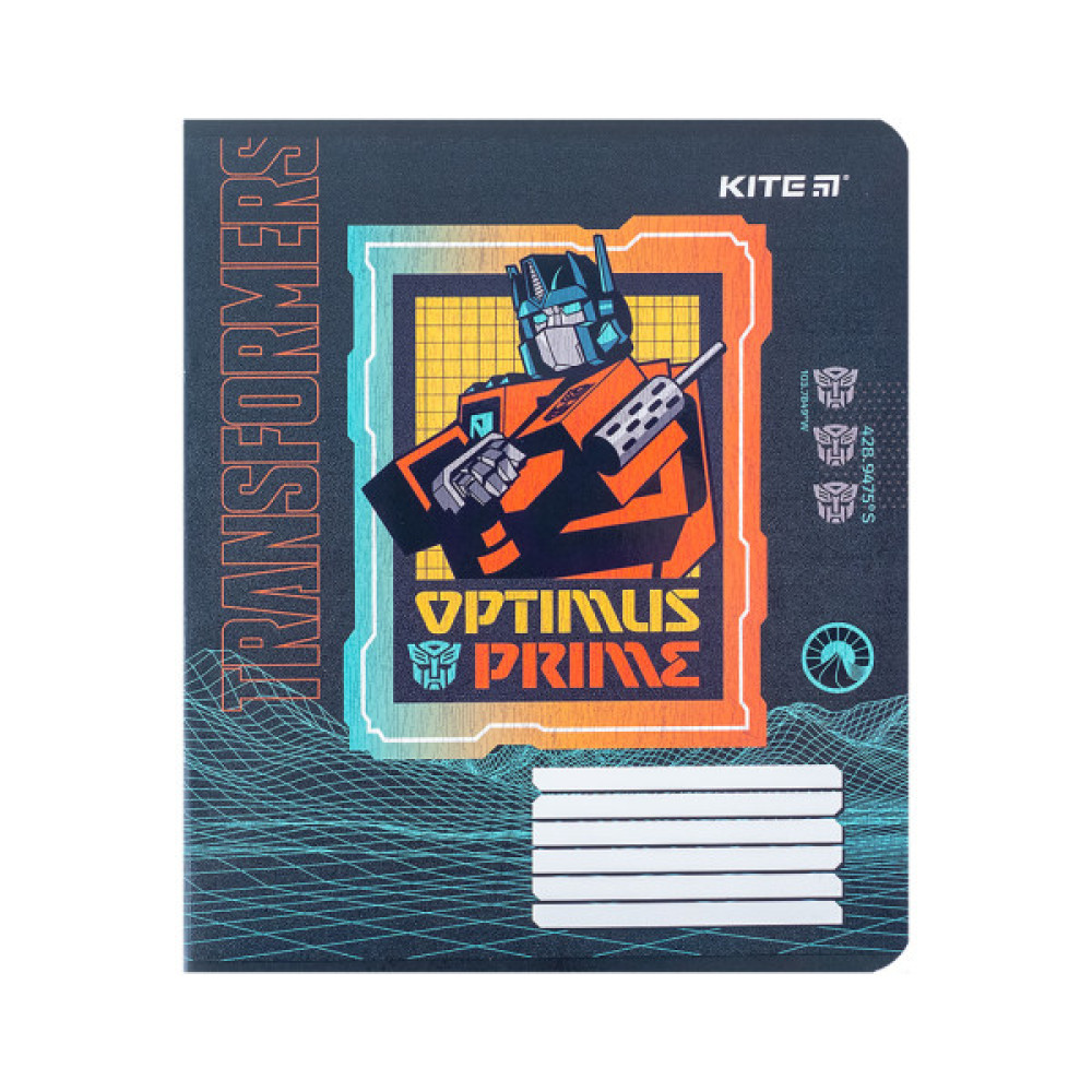 Зошит Kite Transformers 18 аркушів, клітинка (TF24-236)