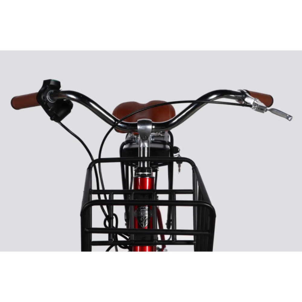 Електровелосипед Dorozhnik 26" eAQUAMARINE BH рама-17" 36B 13А*г 500Вт 2026 бордовий (ELB-D-26-315)