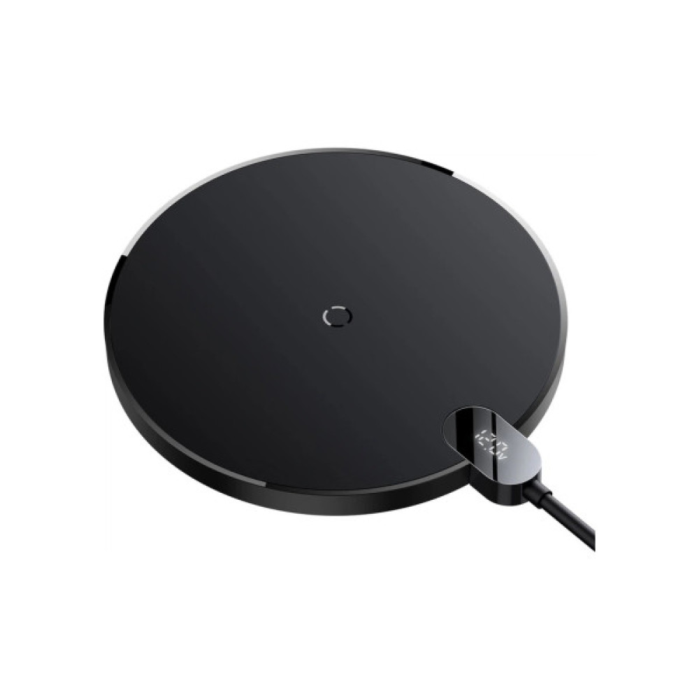 Зарядний пристрій Baseus Wireless Qi 15W + cable USB-C 1.5m (CCED000001)
