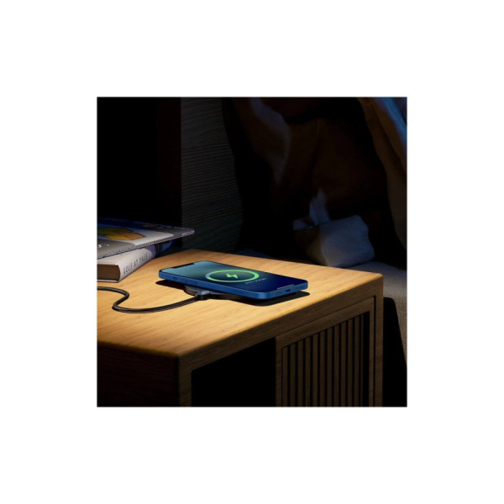Зарядний пристрій Baseus Wireless Qi 15W + cable USB-C 1.5m (CCED000001)