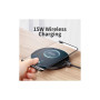 Зарядний пристрій Baseus Wireless Qi 15W + cable USB-C 1.5m (CCED000001)