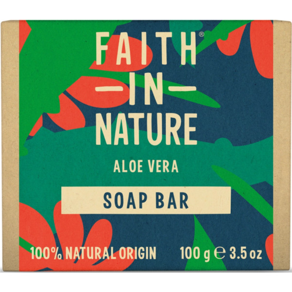 Тверде мило Faith in Nature Натуральне З алое вера 100 г (708002100741)