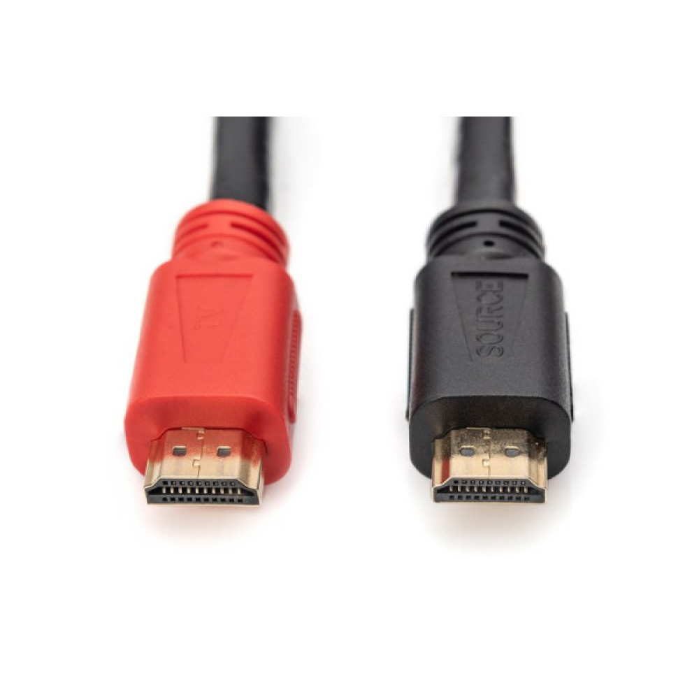 Кабель DIGITUS HDMI (M/M), High speed, активний, 15м, чорний