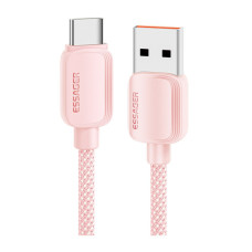 Дата кабель USB 2.0 AM to USB-C 1.0m 100W pink Essager (EXC7A-WL04-P)