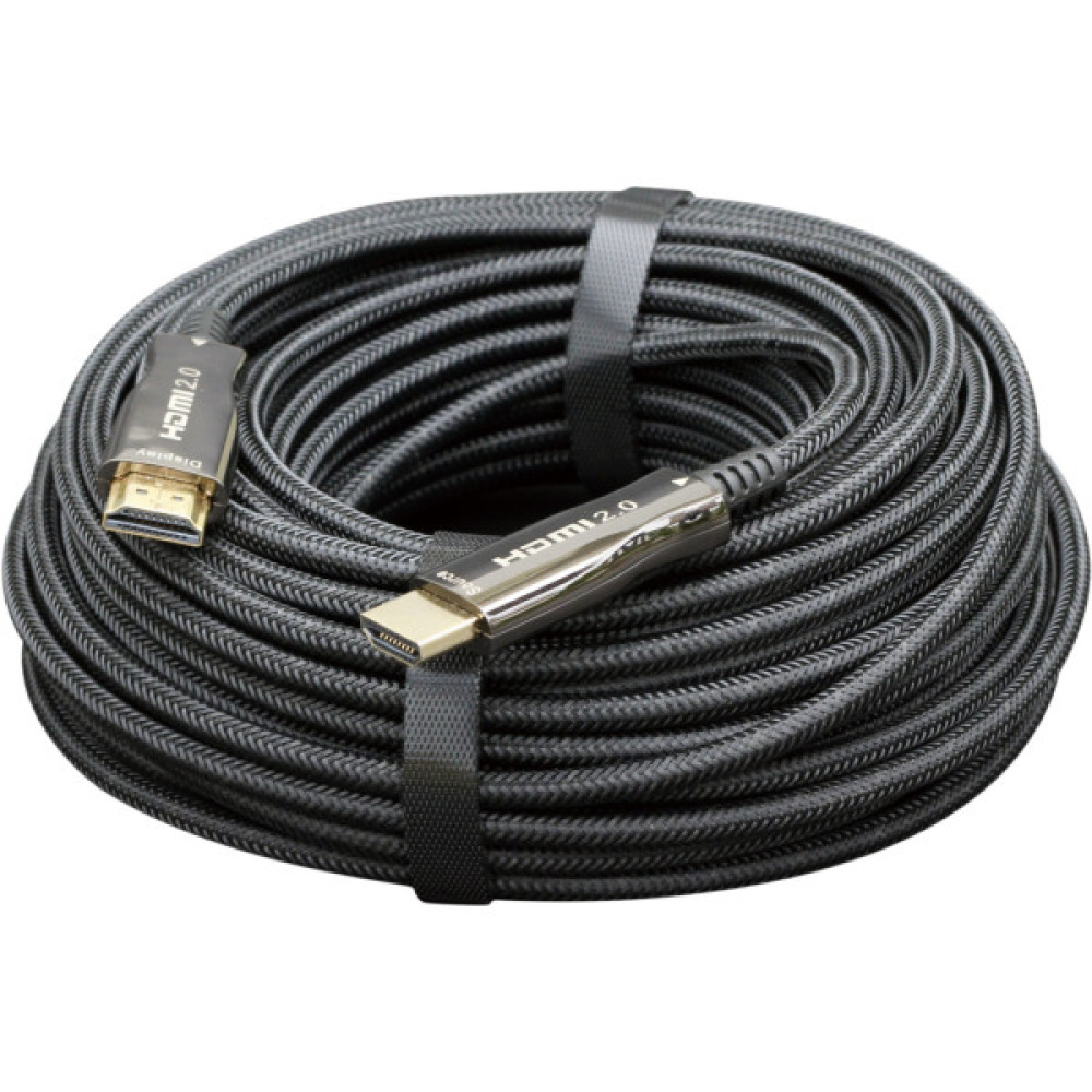 Кабель мультимедійний HDMI M to HDMI M 25.0m V2.0 4K60Hz optical Cablexpert (CCBP-HDMI-AOC-25M)