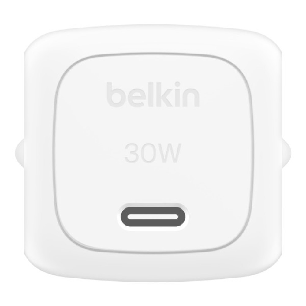 Зарядний пристрій Belkin USB-C PD30W PPS white (WCA008KQWH)