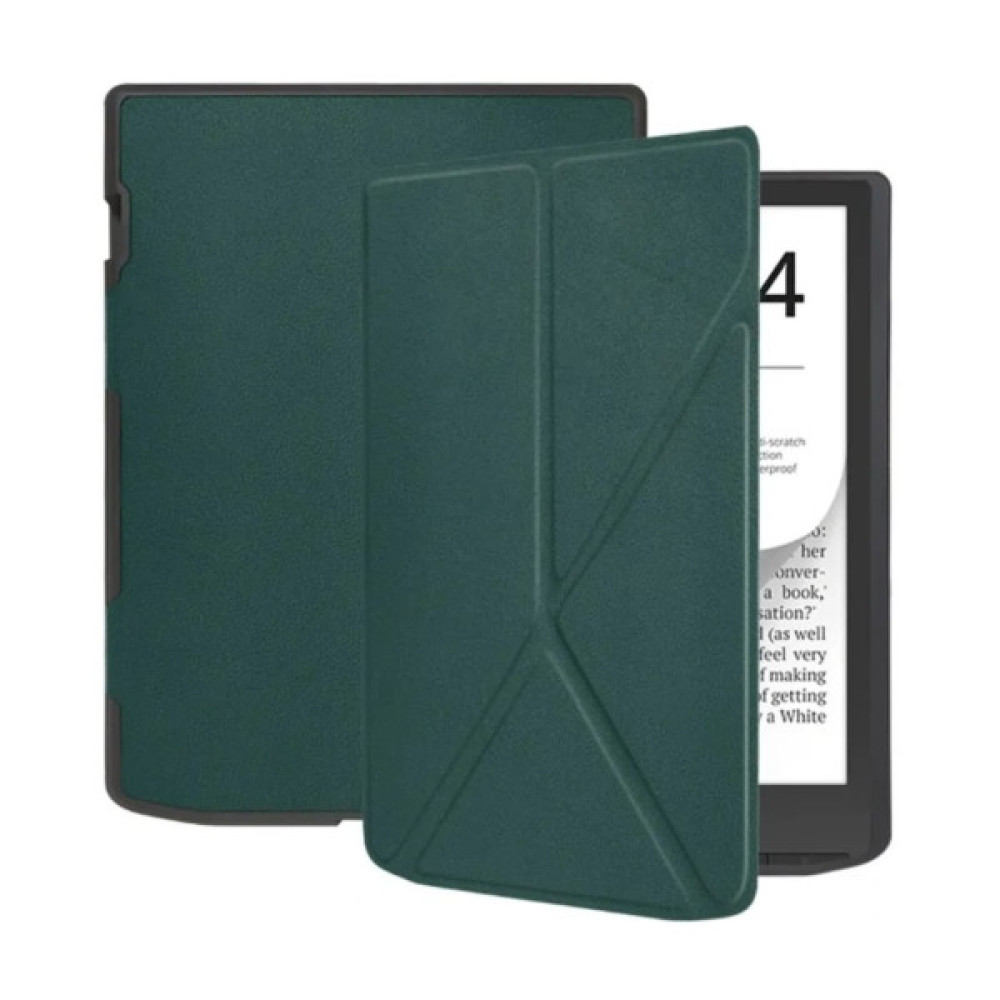 Чохол до електронної книги BeCover Ultra Slim Origami PocketBook 743G InkPad 4/InkPad Color 2/InkPad Color 3 (7.8") Dark Green (713084)