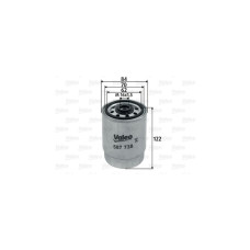 Фільтр паливний Valeo 587738
