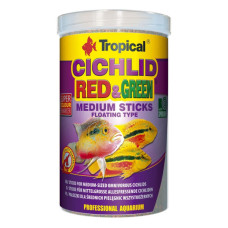 Корм для риб Tropical Cichlid Red&Green Medium Sticks у паличках 1 л (5900469637265) Корм для риб Tropical Cichlid Red&Green Medium Sticks у паличках 1 л (5900469637265)