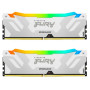 Модуль пам'яті для комп'ютера DDR5 48GB (2x24GB) 8400 MHz Renegade RGB White/Silver Kingston Fury (ex.HyperX) (KF584CU40RWAK2-48) Модуль пам'яті для комп'ютера DDR5 48GB (2x24GB) 8400 MHz Renegade RGB White/Silver Kingston Fury (ex.HyperX) (KF584CU40RWAK2-48)