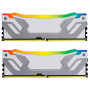 Модуль пам'яті для комп'ютера DDR5 48GB (2x24GB) 8400 MHz Renegade RGB White/Silver Kingston Fury (ex.HyperX) (KF584CU40RWAK2-48) Модуль пам'яті для комп'ютера DDR5 48GB (2x24GB) 8400 MHz Renegade RGB White/Silver Kingston Fury (ex.HyperX) (KF584CU40RWAK2-48)