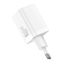 Зарядний пристрій Baseus 1xUSB-C 30W + 1xUSB white (CCSUPP-E02)