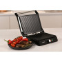 Гриль ARDESTO прижимний 1800Вт, розкриття на 180°, чорно-сріблястий