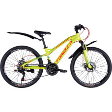 Велосипед Formula 24" BLACKWOOD 1.0 DD рама-12,5" AL 2025 зелено-червоний (OPS-FR-24-424)