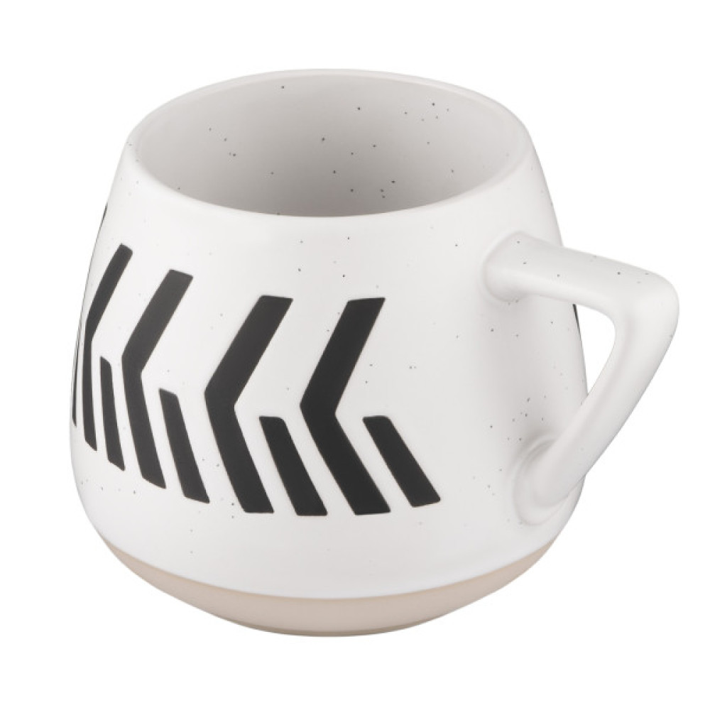 Чашка Ardesto Auro, 440мл, кераміка, білий (AR3034)