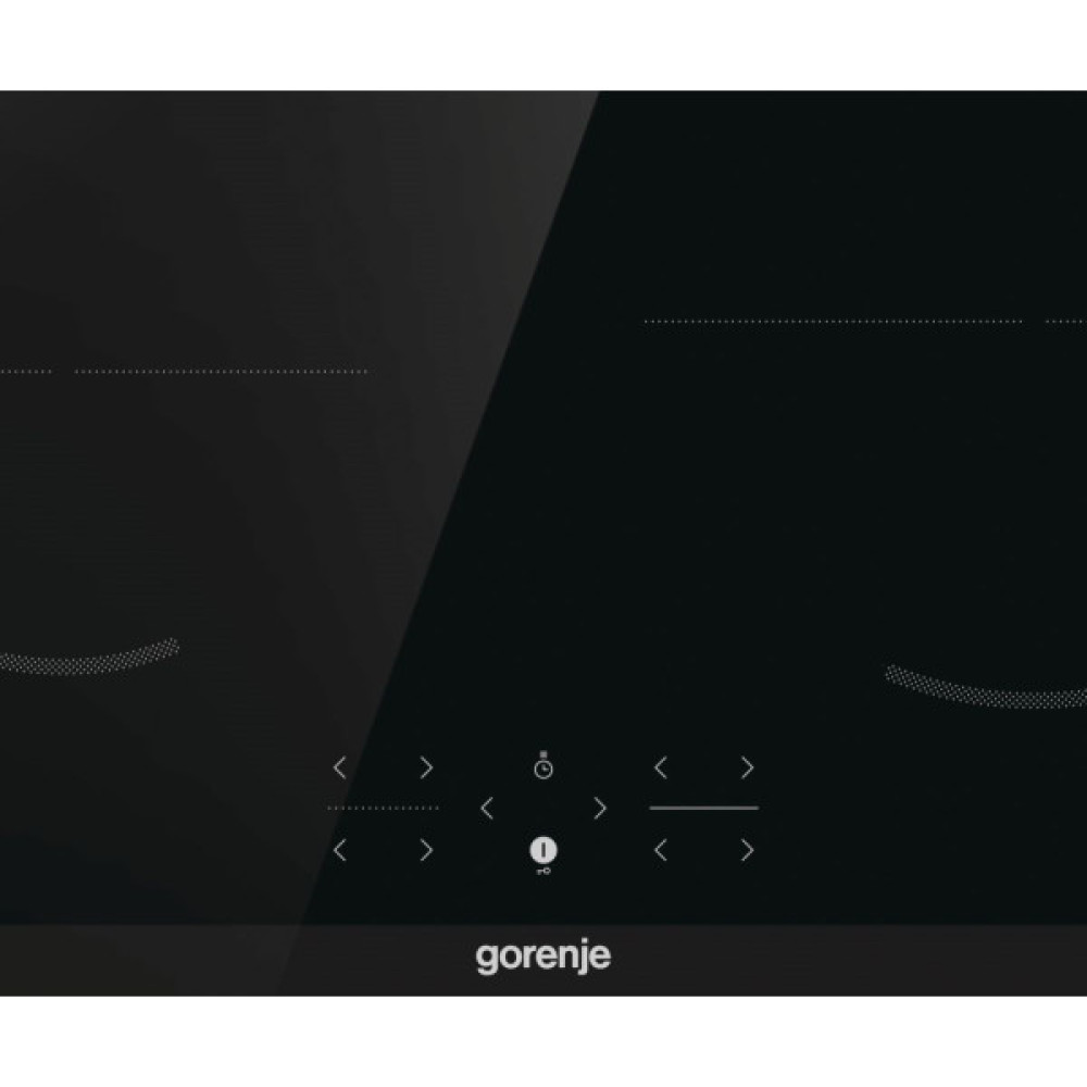 Варильна поверхня Gorenje індукційна, 60см, Bridge, TouchControl, чорний