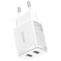 Зарядний пристрій Baseus Compact Charger 2U White (CCXJ010202) Зарядний пристрій Baseus Compact Charger 2U White (CCXJ010202)