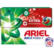 Капсули для прання Ariel Pods+ All-in-1 Extra Stain Removal Екстрасила виведення плям 10 шт. (8700216764704)