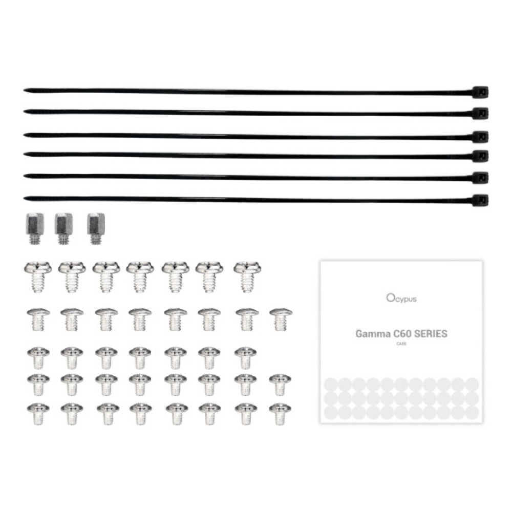 Корпус для ПК OCYPUS GAMMA C60 WH (GAMMA-C60-WHG000XX-GL)