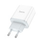 Зарядний пристрій HOCO C104A Stage USB-C PD20W White (6931474782892)