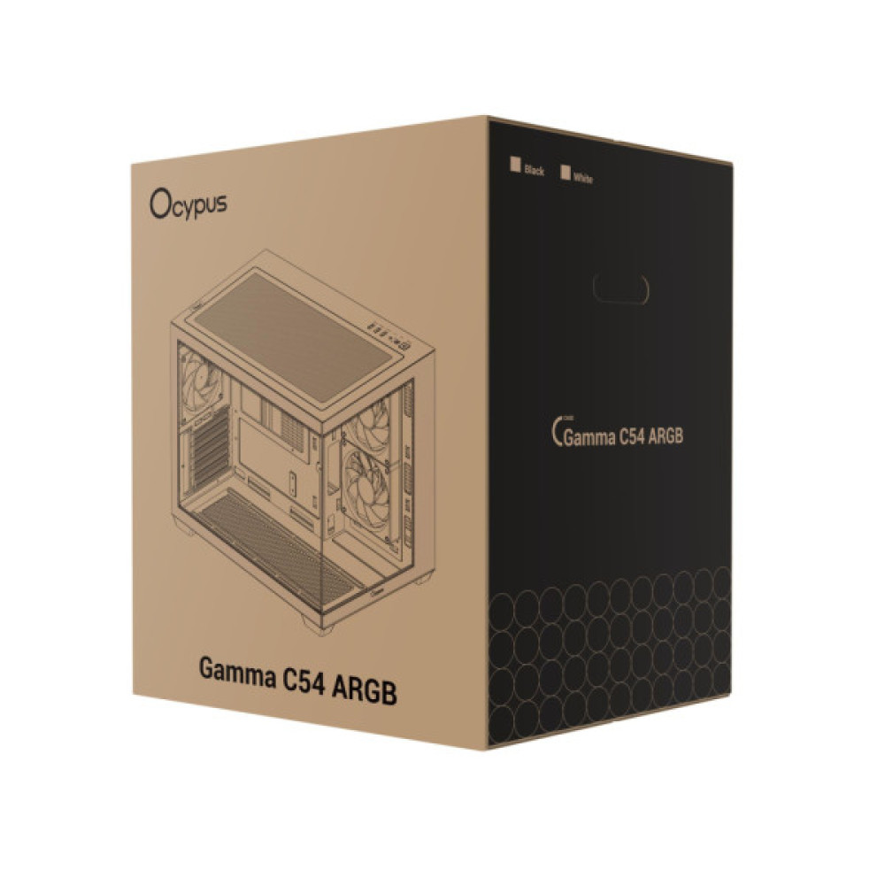 Корпус для ПК OCYPUS GAMMA-C54-BKD300XX-GL