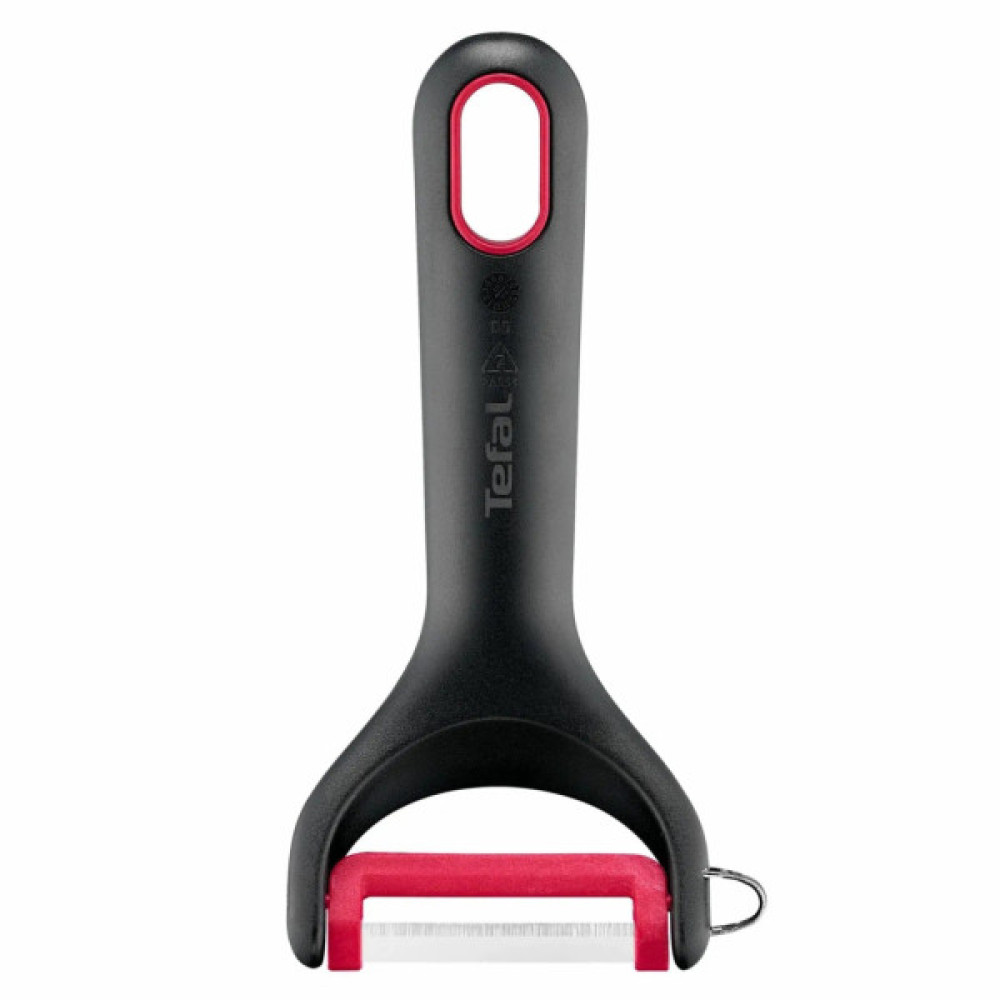 Овочечистка Tefal Ingenio+ горизонтальна 14.3 см червоно-чорний (K1992134)