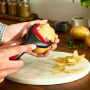 Овочечистка Tefal Ingenio+ горизонтальна 14.3 см червоно-чорний (K1992134)